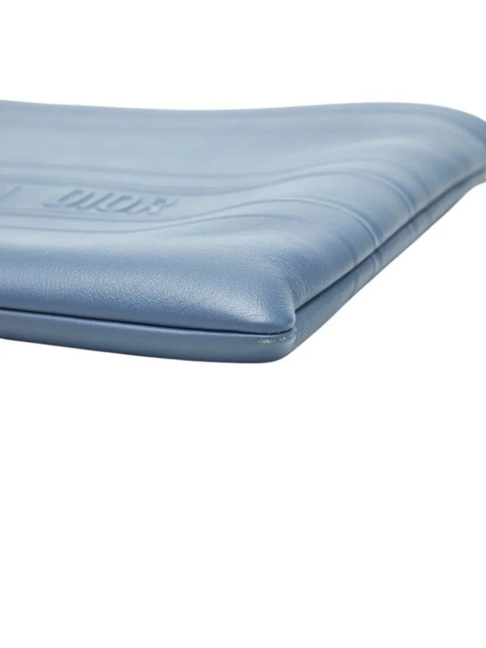 Dior Clutch Blue Gold Leather